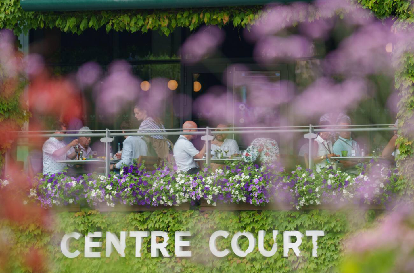 Guests dining at a Wimbledon Debenture restaurant